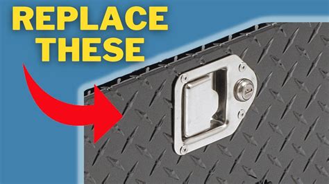 how to replace a metal lunch box latch|tool box latch repair.